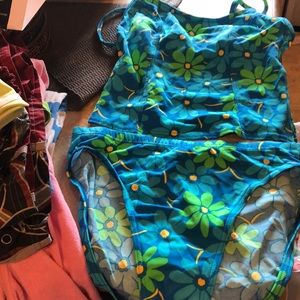 2 piece girls tankini